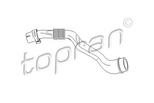 TOPRAN 111 127 Hose, cylinder head cover breather